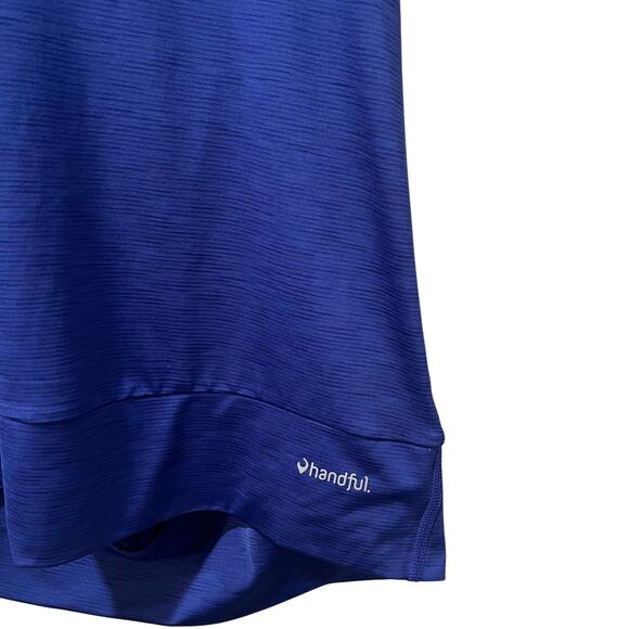 Handful NWT Women's Active Scoop Tank Blue Sz Small - Picture 5 of 9